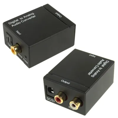 Alternativ bild 0 för Adapter Toslink/Koaxial till Analogt Ljud