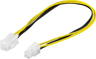 Produktfoto för Adapterkabel 4-pin ATX12V ha-ho, 30cm