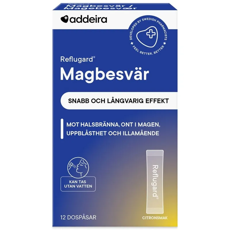 Bild 1 för Addeira Reflugard vid magbesvär 12 dospåsar 12 st