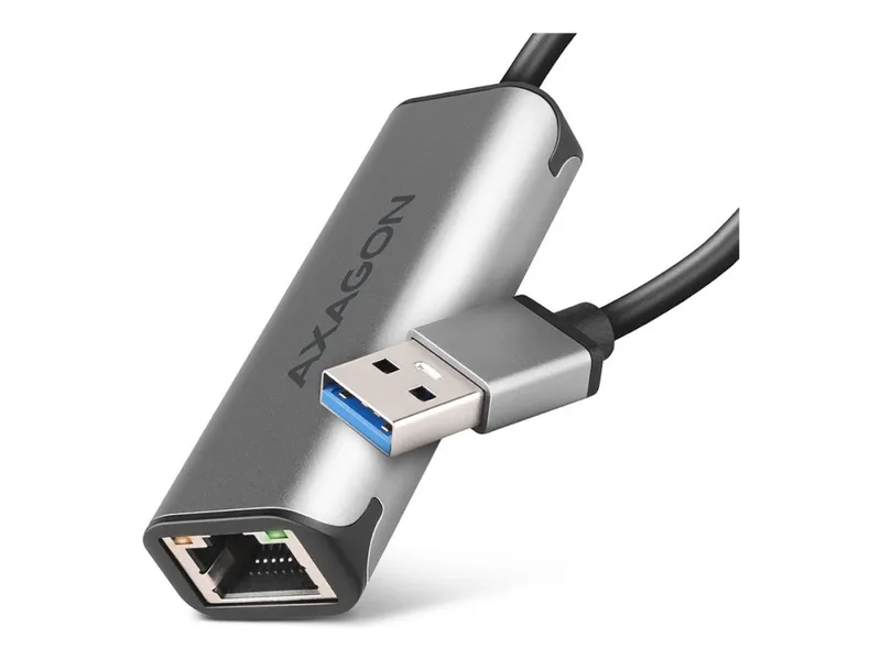 Alternativ bild 0 för ADE-25R 2.5 Gigabit Ethernet network adapter, Realtek 8156, USB-A 3.2 Gen 1, automatic installation, gray