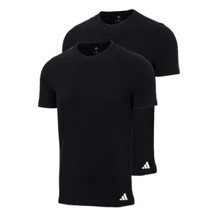Produktfoto för adidas 2P Active Flex Cotton Crew Neck T-Shirt Svart bomull Large Herr