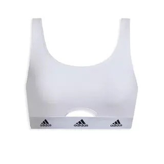 Produktfoto för adidas BH Scoop Bralette Vit bomull Medium Dam