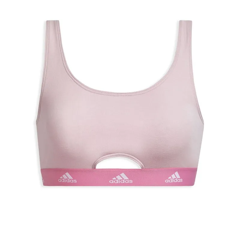 Alternativ bild 0 för adidas BH Scoop Bralette Vit bomull Medium Dam