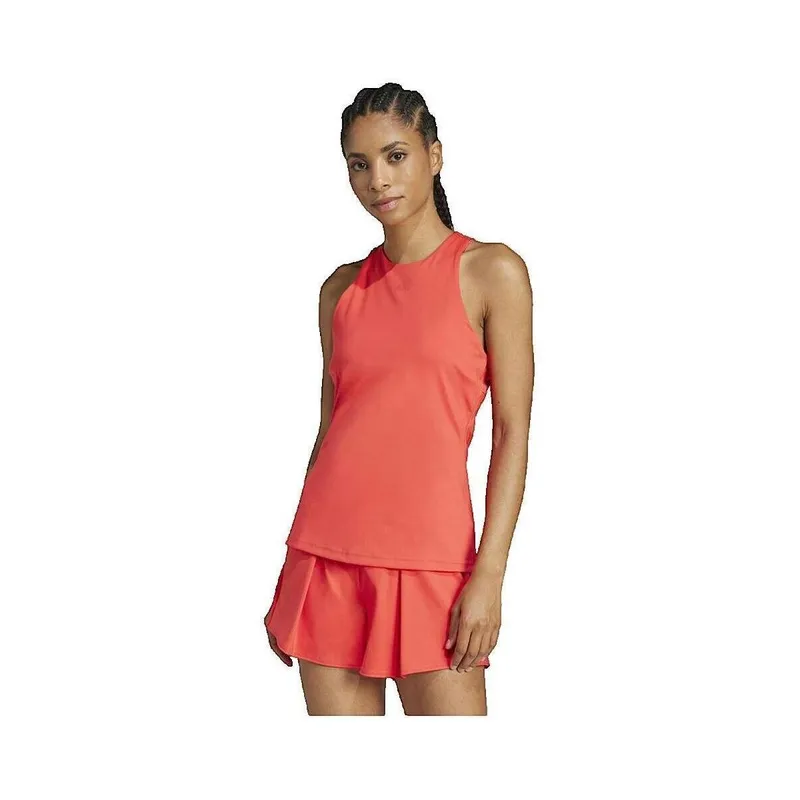 Bild 2 för Adidas Climacool Y-Tanktop Women Semi Lucid Red