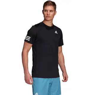 Produktfoto för Adidas Club 3-Stripes T-Shirt Svart