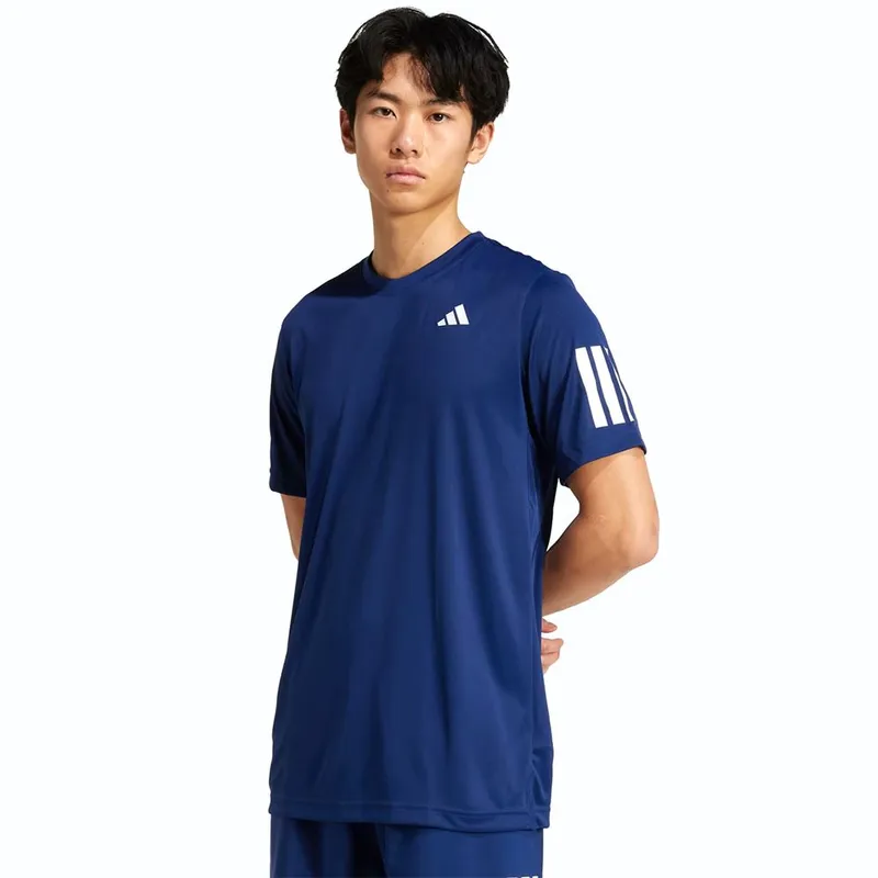 Bild 1 för Adidas Club Climacool 3-Stripes T-shirt Dark Blue