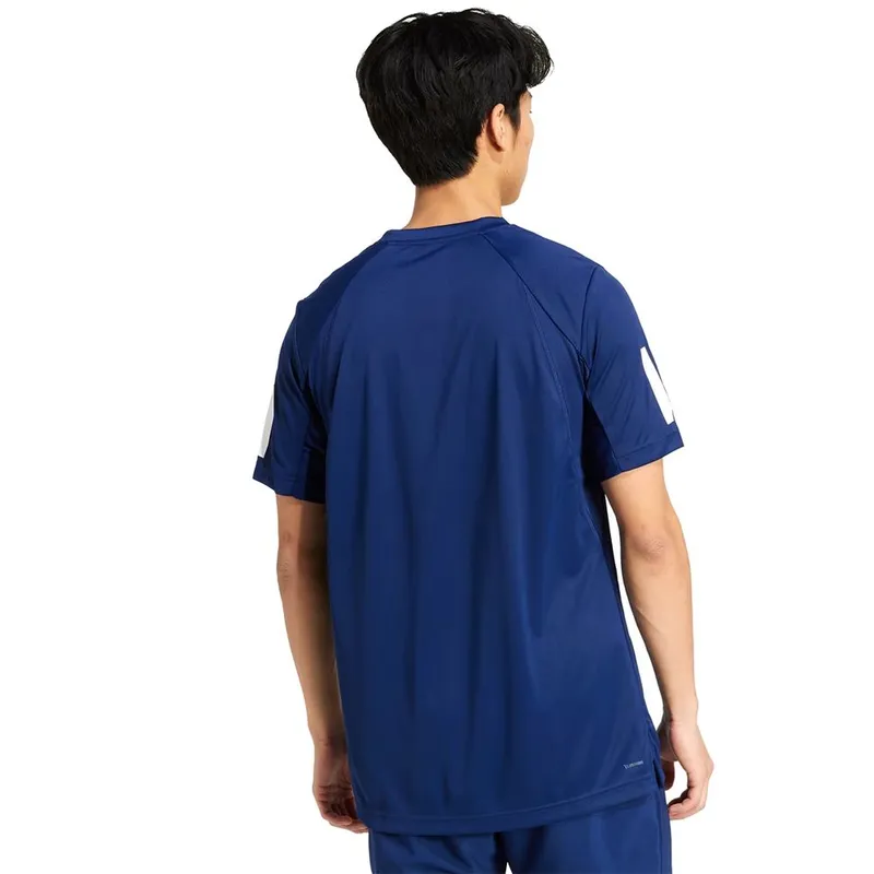 Bild 2 för Adidas Club Climacool 3-Stripes T-shirt Dark Blue