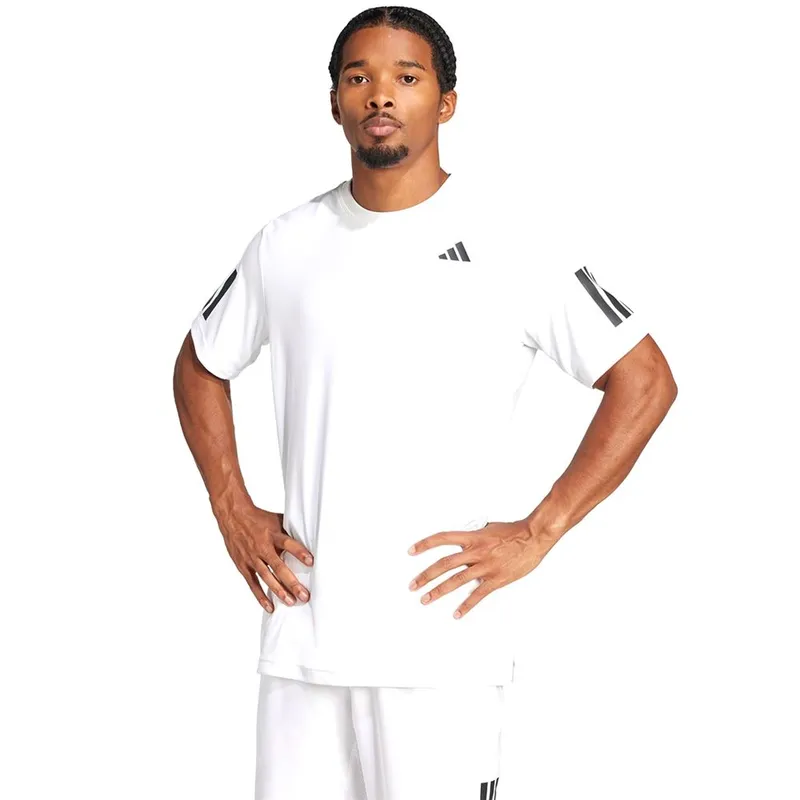 Bild 1 för Adidas Club Climacool 3-Stripes T-shirt White