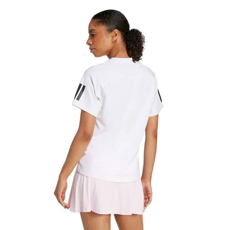Bild 2 för Adidas Club Climacool 3-Stripes T-shirt Women White