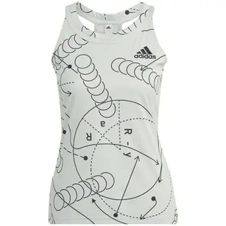 Produktfoto för ADIDAS Club Graphic Tank Green (Storlek: S)