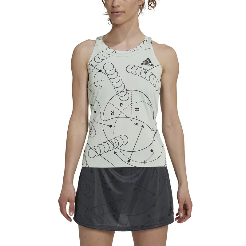 Alternativ bild 0 för ADIDAS Club Graphic Tank Green (Storlek: XS)