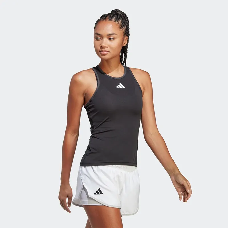 Bild 2 för Adidas Club Tank Black Women (Storlek: XS)