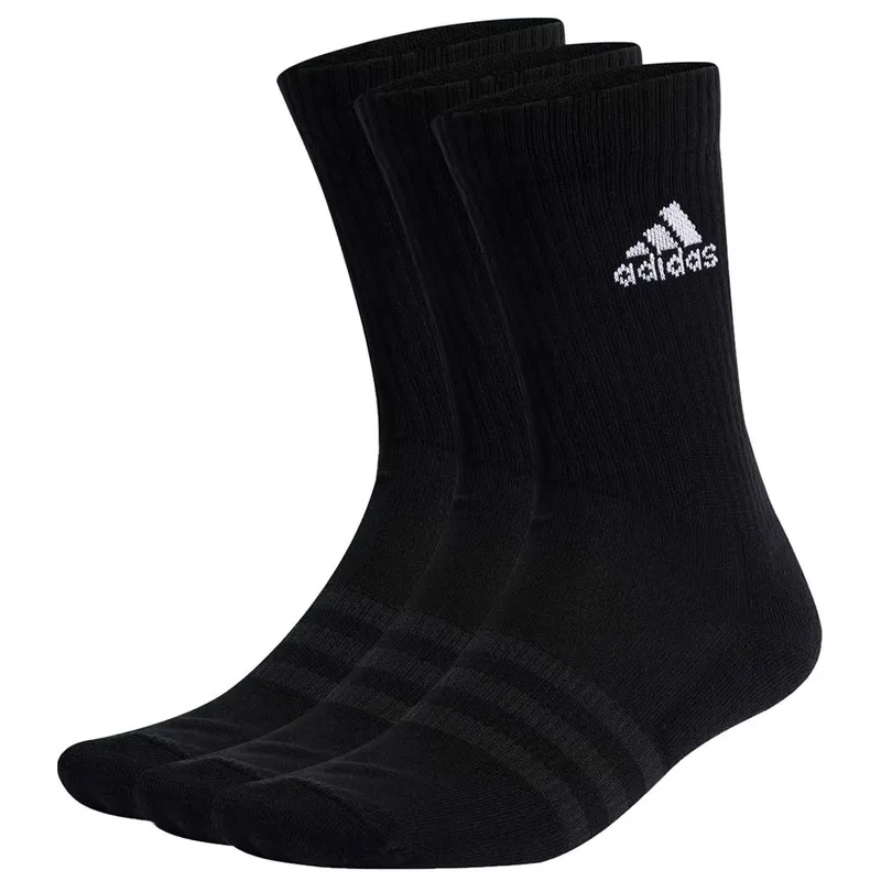 Alternativ bild 0 för Adidas Cushioned  Crew Socks 3-Pack Black