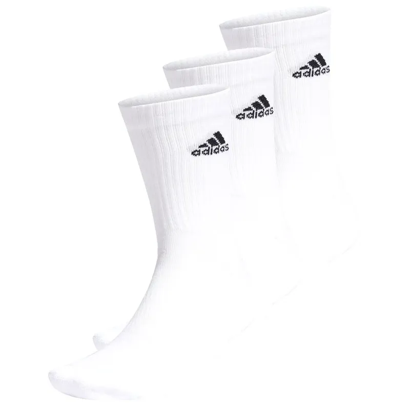 Bild 1 för Adidas Cushioned Crew Socks 3-Pack White