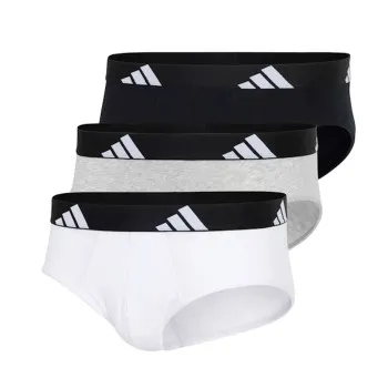 Alternativ bild 0 för adidas Kalsonger 3P Active Flex Cotton Brief 314 Vit/Grå bomull Medium Herr