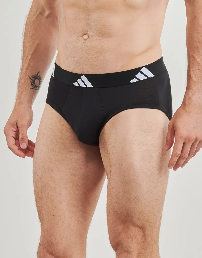 Bild 4 för adidas Kalsonger 3P Active Flex Cotton Brief Svart bomull XX-Large Herr