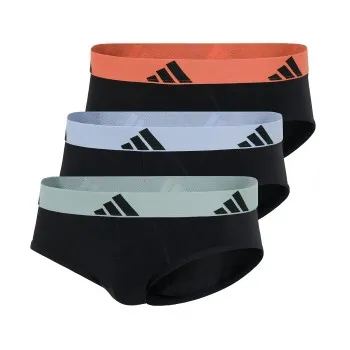 Alternativ bild 0 för adidas Kalsonger 3P Active Flex Cotton Brief Svart/Orange bomull Large Herr