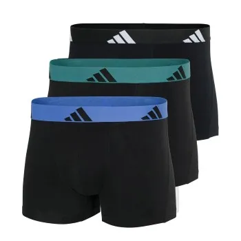 Alternativ bild 0 för adidas Kalsonger 3P Active Flex Cotton Trunk Blågrön bomull XX-Large Herr