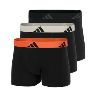 Produktfoto för adidas Kalsonger 3P Active Flex Cotton Trunk Orange/Svart bomull XX-Large Herr