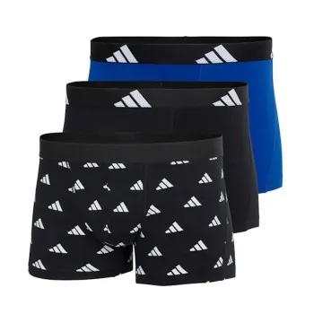 Alternativ bild 0 för adidas Kalsonger 3P Active Flex Cotton Trunk Svart Mönster bomull Large Herr