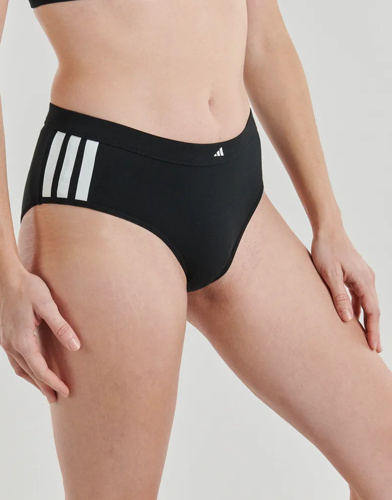 Bild 4 för adidas Trosor Sport Active Essentials 3 Stripes Hipster Svart bomull XX-Large Dam