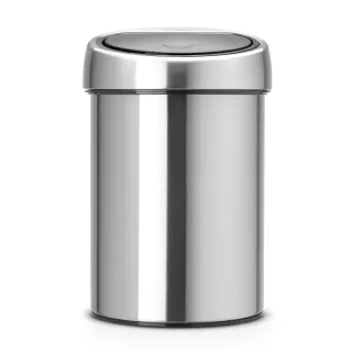 Produktfoto för Affaldssbeholder Touch Bin 3 ltr Stål Mat,stk