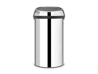 Produktfoto för Affaldsspand Brabantia Touch Bin 60 liter brilliant stål