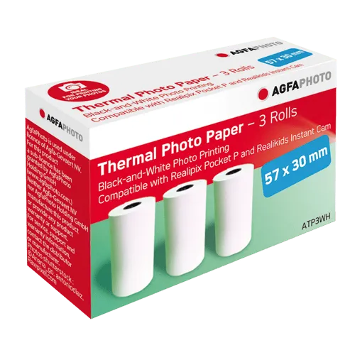 Alternativ bild 0 för Agfa Extra Instant Paper Rolls x3 For Camera & Pocket Printer