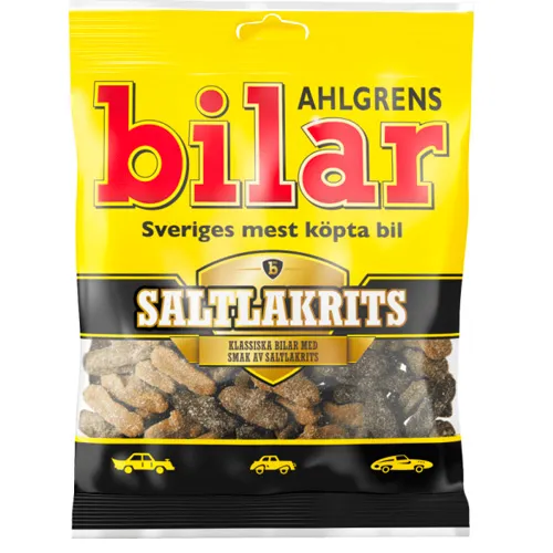 Alternativ bild 0 för Ahlgrens bilar Saltlakrits 100g