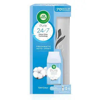 Produktfoto för Air Wick Freshmatic Pure Soft Cotton Starterkit