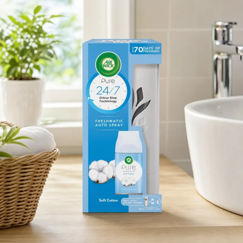 Bild 2 för Air Wick Freshmatic Pure Soft Cotton Starterkit
