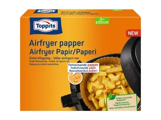 Produktfoto för Airfryer Fettfilter rund 20CM, Fettavisande papper OBS 7st DFP