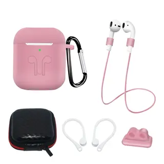 Produktfoto för AirPods 2 / AirPods 1 Silikonfodral - Blå