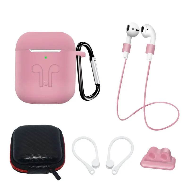 Alternativ bild 0 för AirPods 2 / AirPods 1 Silikonfodral - Blå