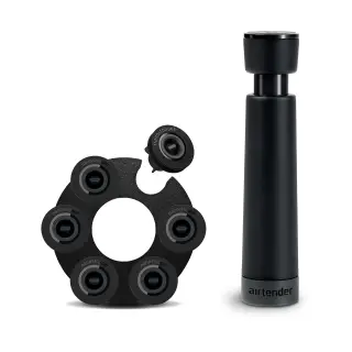 Produktfoto för Airtender Vakuumförslutare för vin + 6 stoppers