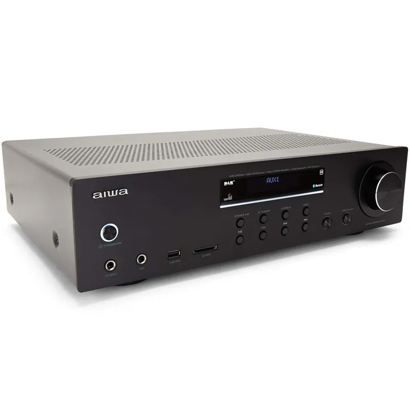 Bild 2 för AIWA AMR-200DAB stereoreceiver sw 200W med Bluetooth och DAB+/ FM Radio USB (AMR-200DAB)
