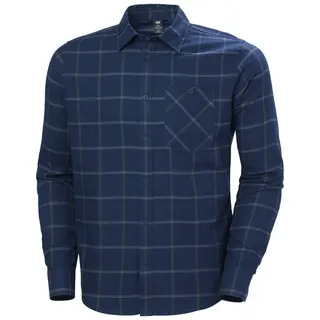 Produktfoto för Aker Flannel L/S Shirt M Ocean Sierra (M)