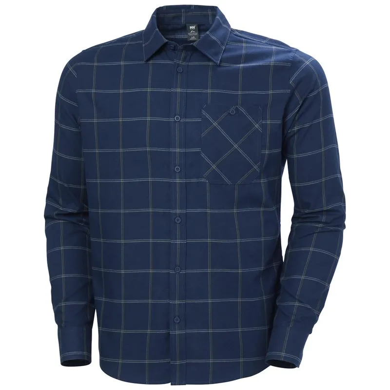 Bild 1 för Aker Flannel L/S Shirt M Ocean Sierra (M)