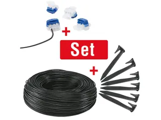 Produktfoto för AL-KO Installationskit 1 Motor:M/ 150 m kabel, 90 jordsøm og 5 samlemuffer