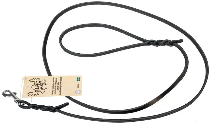 Alternativ bild 0 för Alac Läderkoppel Svart (15mmx220cm )