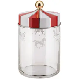 Produktfoto för Alessi Circus Glasburk med Hermetiskt lock 100 cl