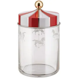 Alternativ bild 0 för Alessi Circus Glasburk med Hermetiskt lock 100 cl