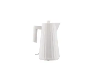 Produktfoto för Alessi MDL06 Plissé vattenkokare 1,7 liter, vit