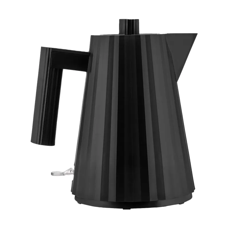 Alternativ bild 0 för Alessi MDL06 Plissé vattenkokare 1 liter, svart