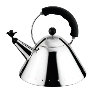 Produktfoto för Alessi Pipkittel Rostfritt Stål Svart 2 Liter