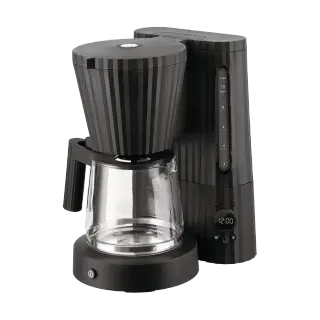 Produktfoto för Alessi Plissé kaffebryggare Svart