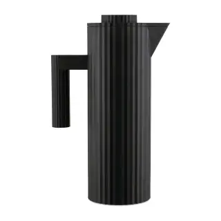 Produktfoto för Alessi Plissé termoskanna 1 liter, svart