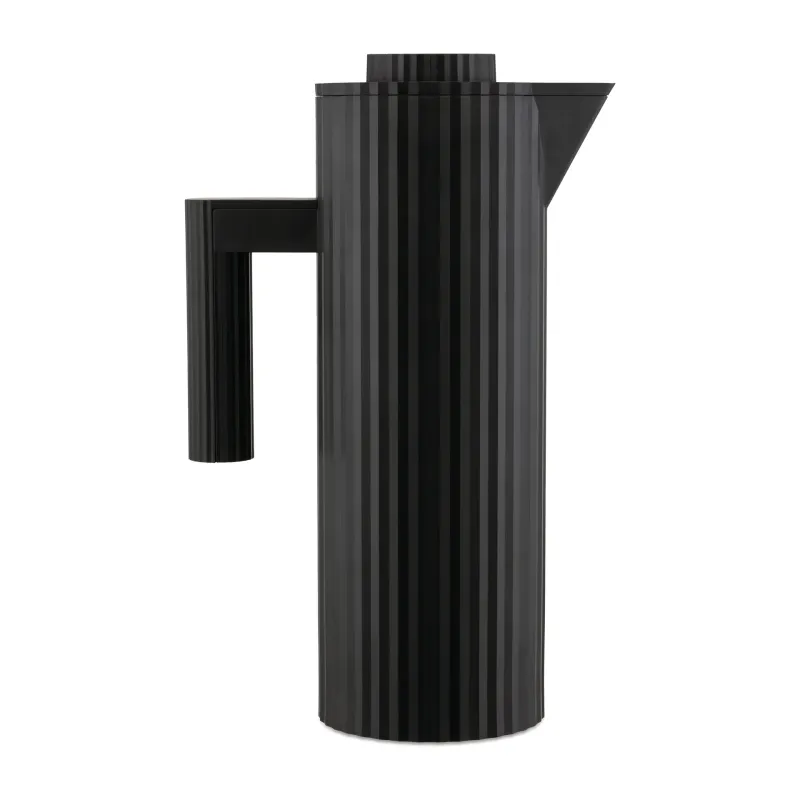 Alternativ bild 0 för Alessi Plissé termoskanna 1 liter, svart