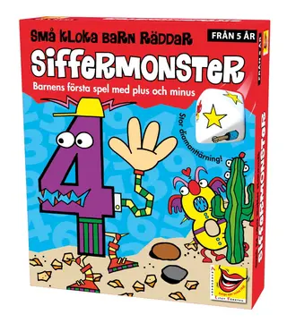 Produktfoto för ALF Siffermonster, brädspel, 3 till 8 spelare