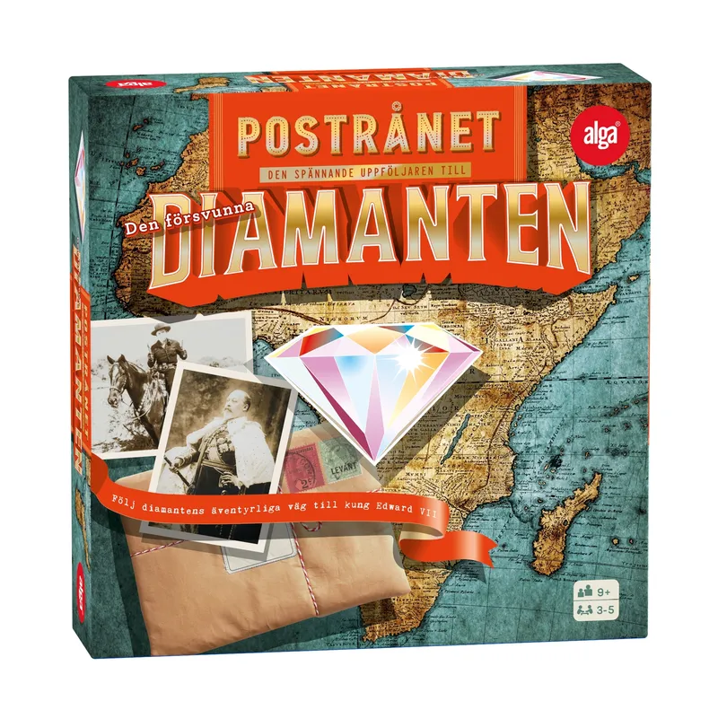 Alternativ bild 0 för Alga Den försvunna diamanten Postrånet